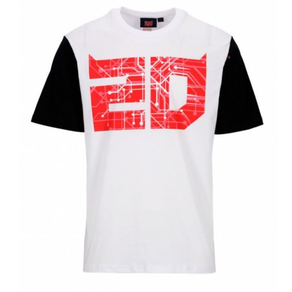 T-Shirt manches courtes Kenny FABIO QUARTARARO CYBER 20 - BlancRef : KE2496