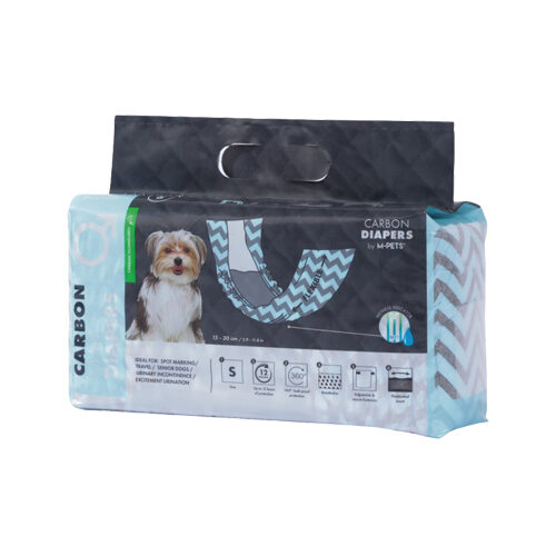 M-Pets Carbon Diapers for Male Dogs - S