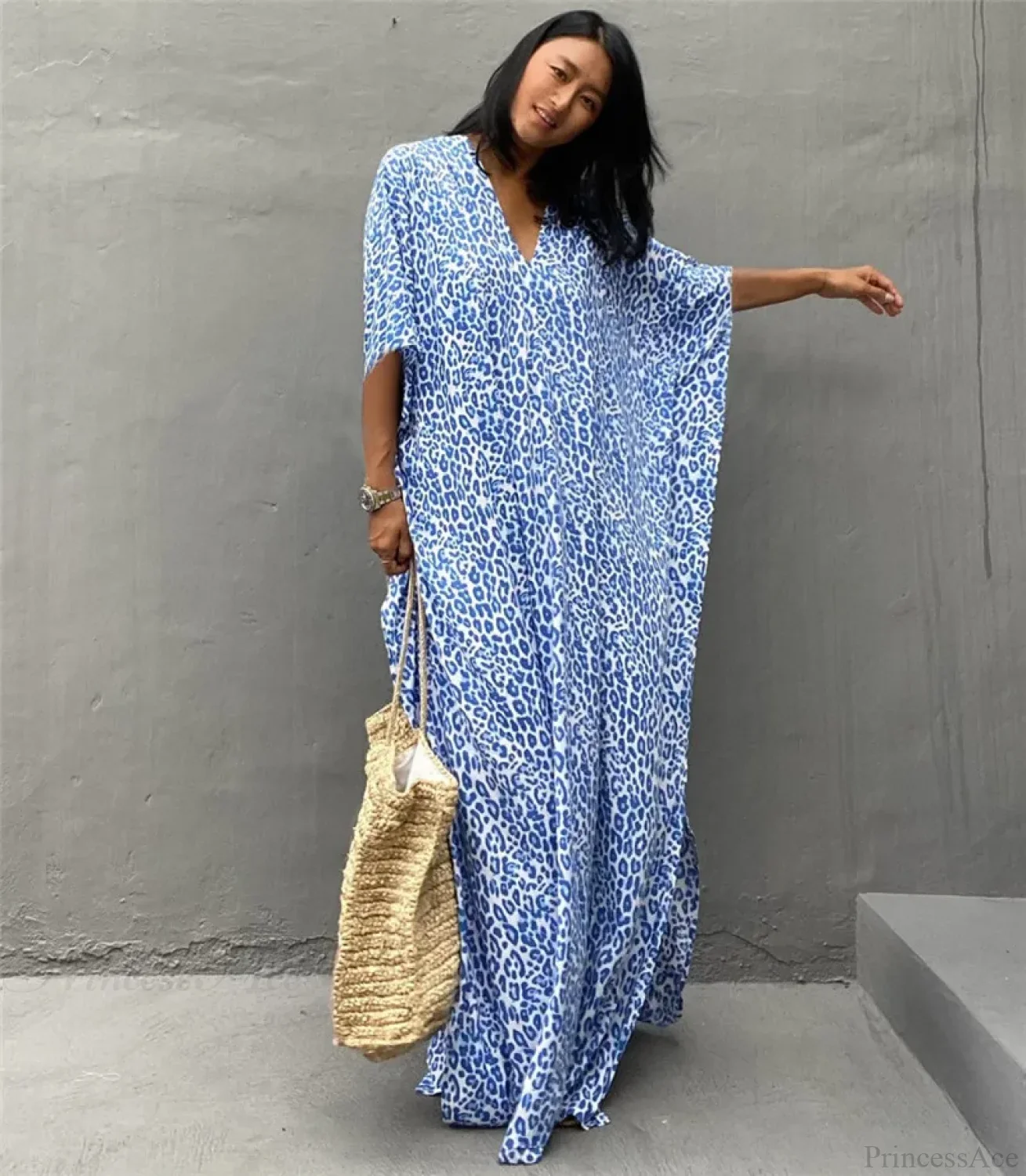 Women Swimsuit Kaftan Tunic Beach Cover Up