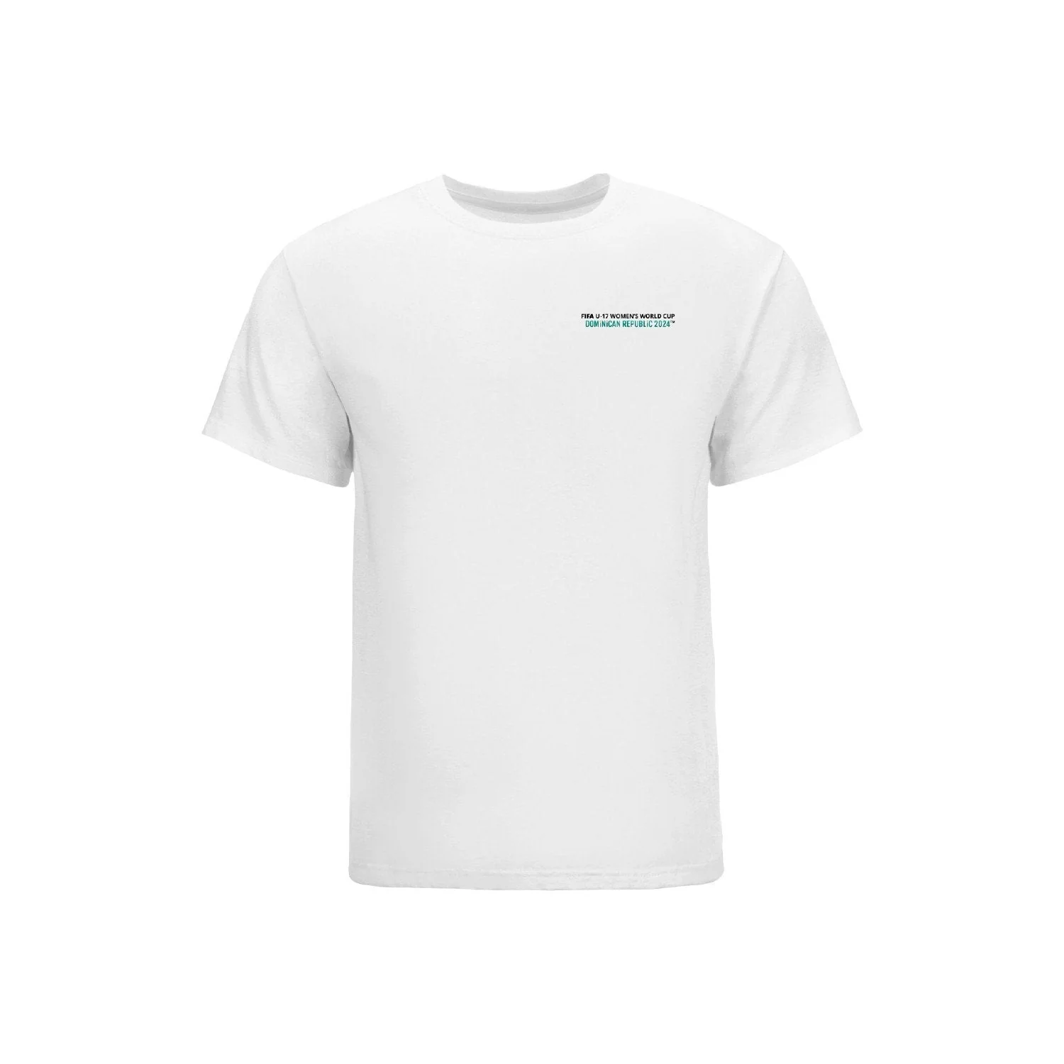 World football competition U-17 Women's World Cup Dominican Republic 2024™ White Football Swirl T-Shirt - Men's