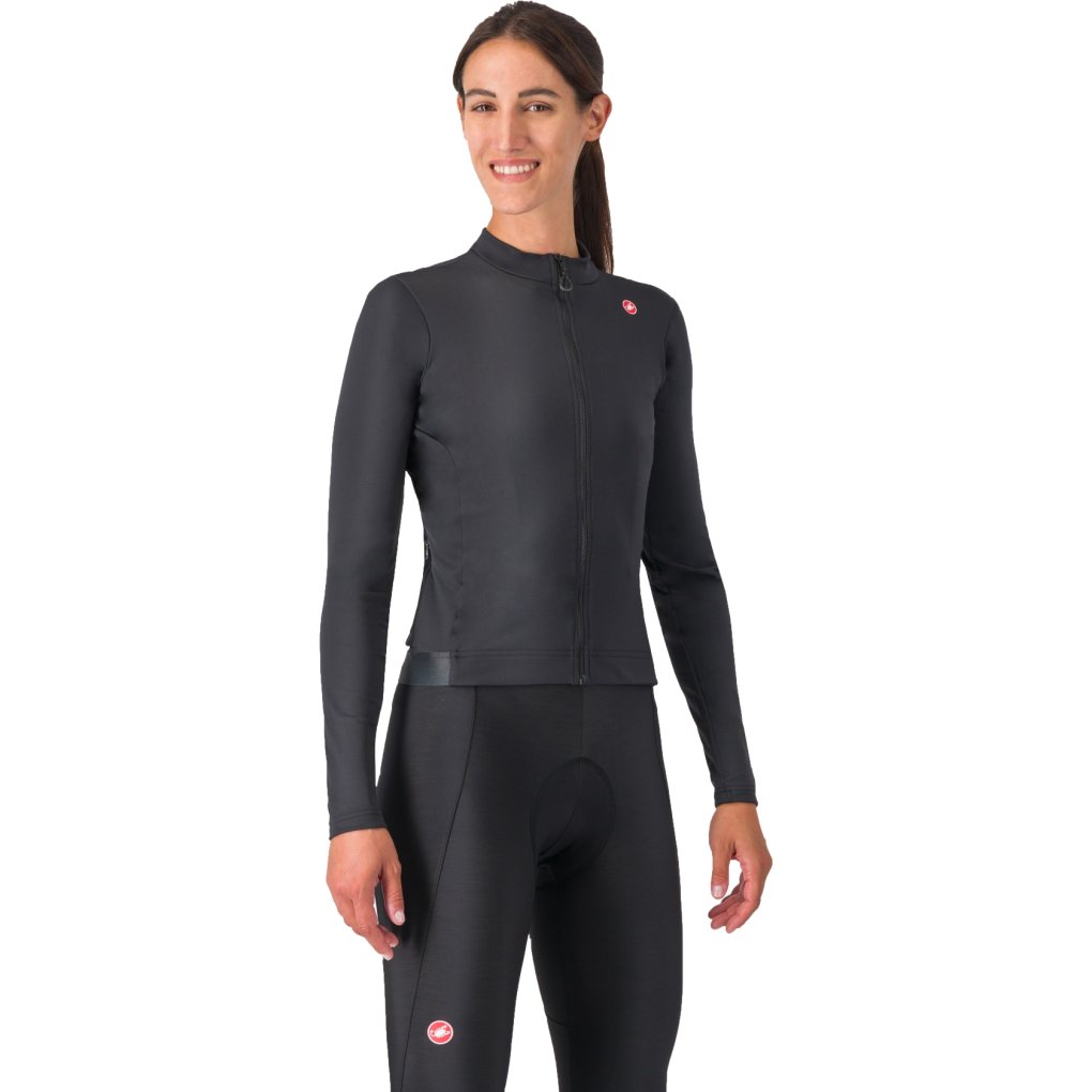 Castelli Espresso Thermal Jersey Women - light black 085