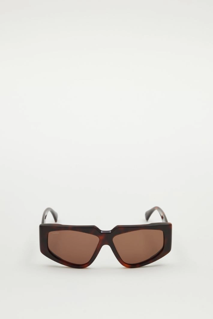 Square sunglasses - BROWN CAMEL