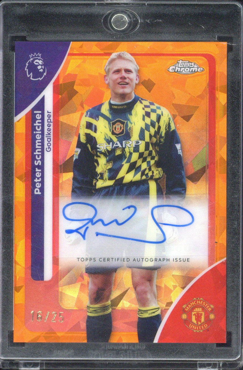 2026 Topps Chrome Peter Schmeichel Autograph /25 Sapphire