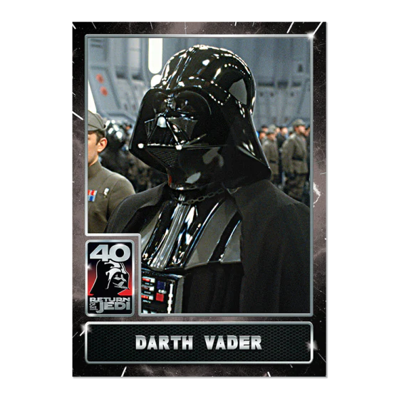 2023 Topps Star Wars: Return of the Jedi™ 40th Anniversary Card #3 - Darth Vader - Topps UK