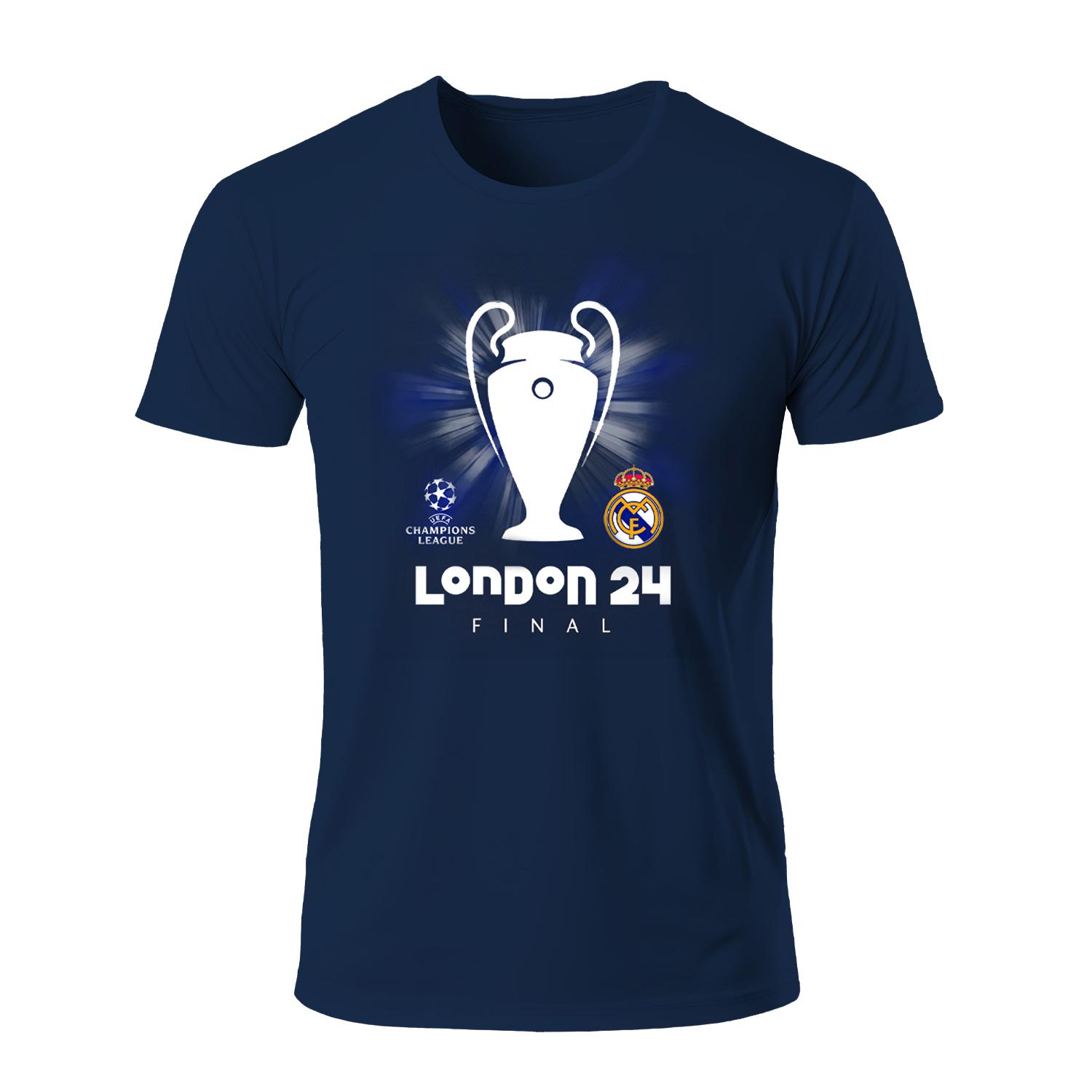 Mens UCL Final London 24 T-Shirt Navy