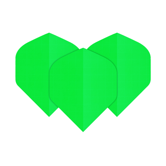 Nylon Fabric Flights N5 - Standard - Neon Green