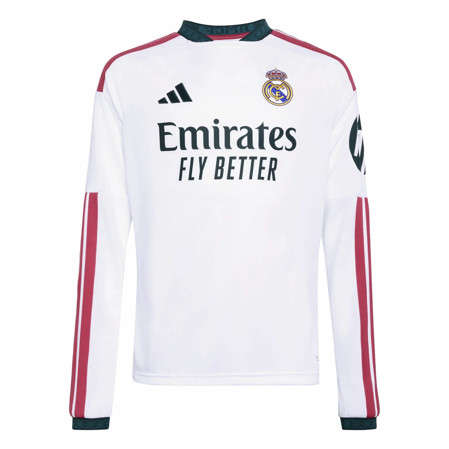 Youth Home Long Sleeve Jersey 26/27 White