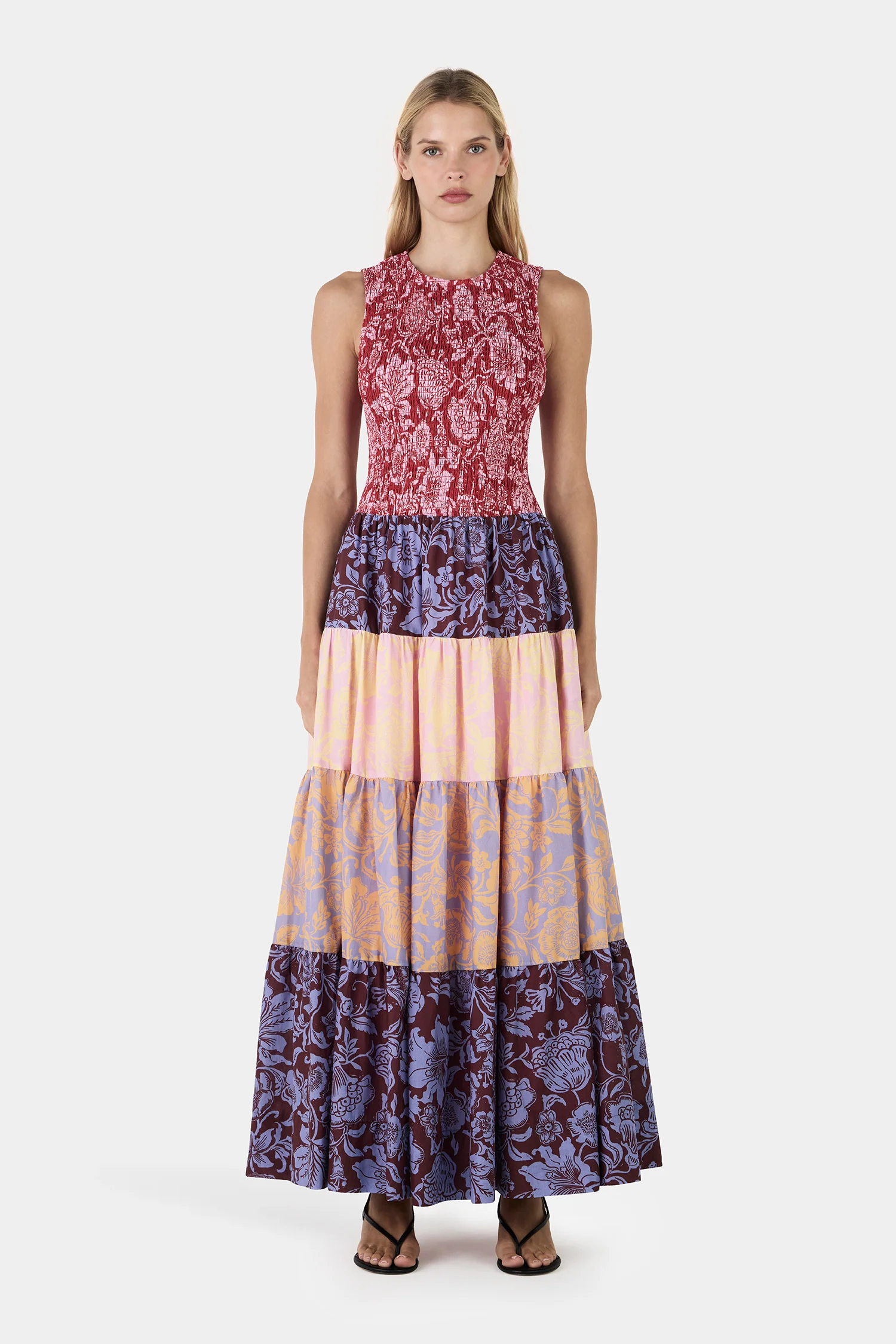 Elara Maxi Dress Baja Bloom