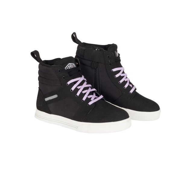 Segura Santana Motorcycle Sneakers - Black / PinkRef: SG1468