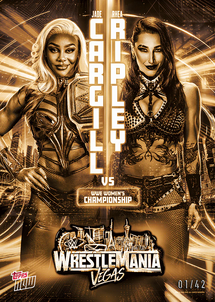 Jade Cargill / Rhea Ripley - 2026 WWE Topps NOW® - Card WMV3