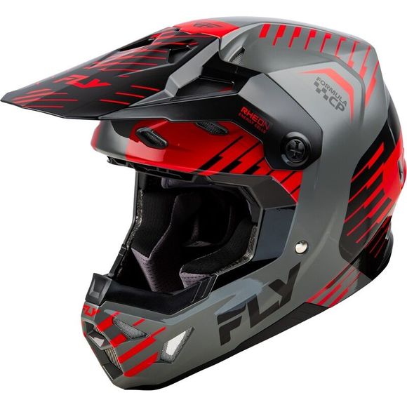 Fly FORMULA CP SLICE 2025 cross helmet - Black / RedRef: FL1515