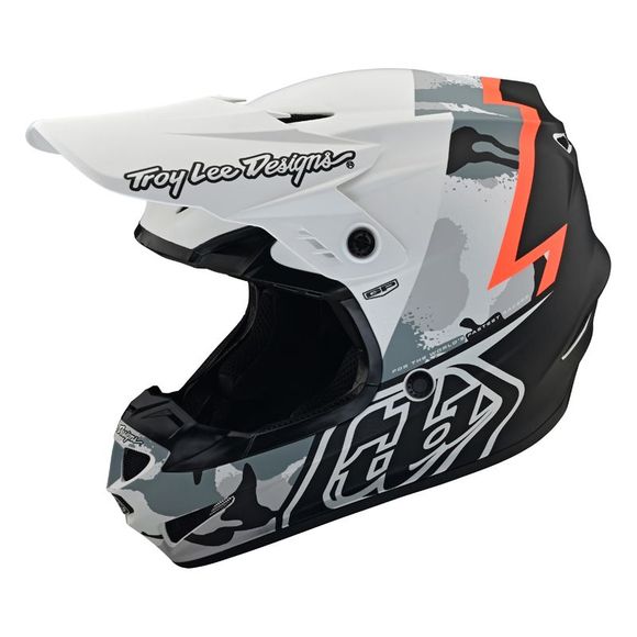 TroyLee design GP VOLT CHILD cross helmet - White / BlackRef: TRL0882