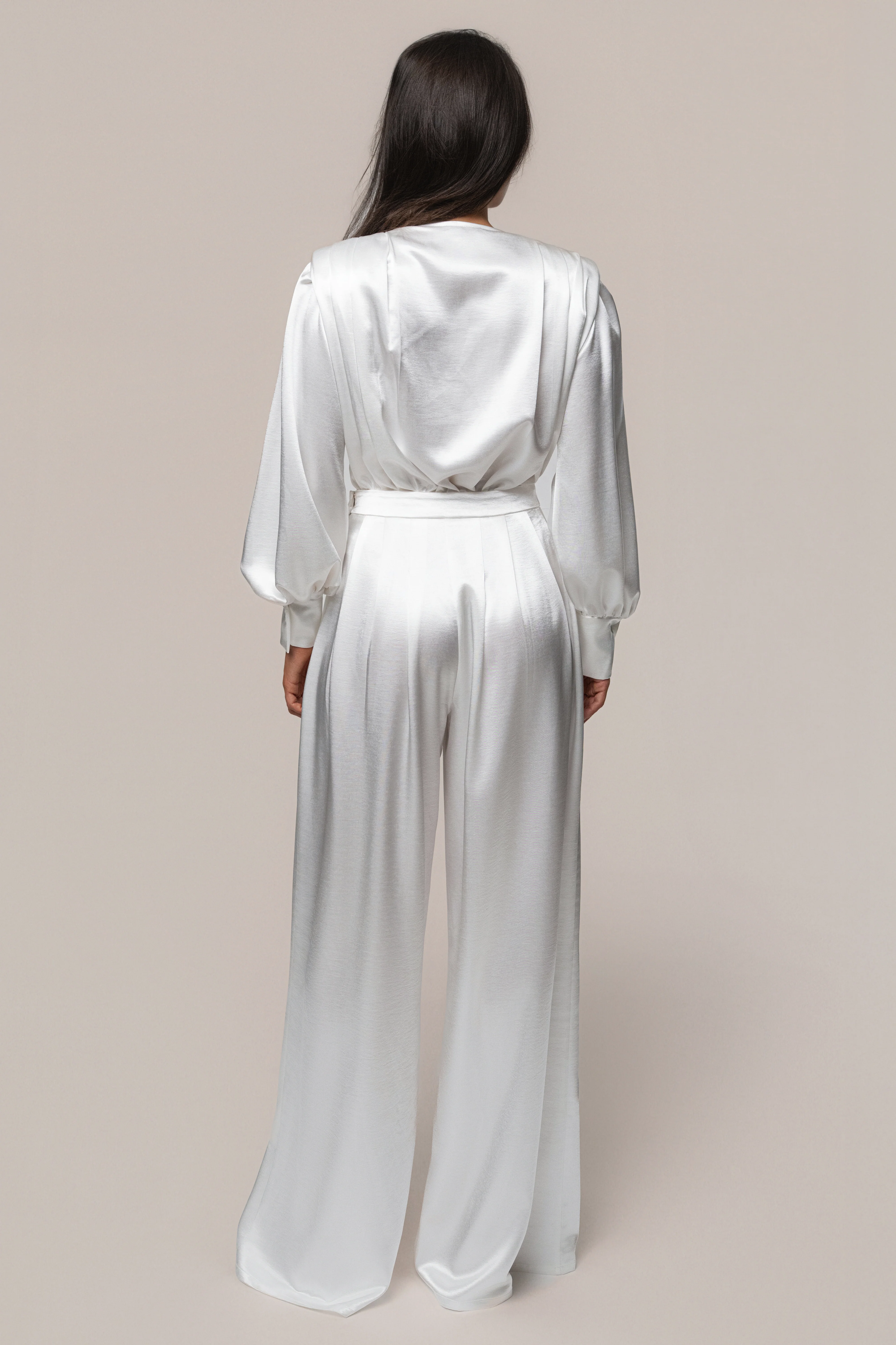 White Satin Radiance Bodysuit