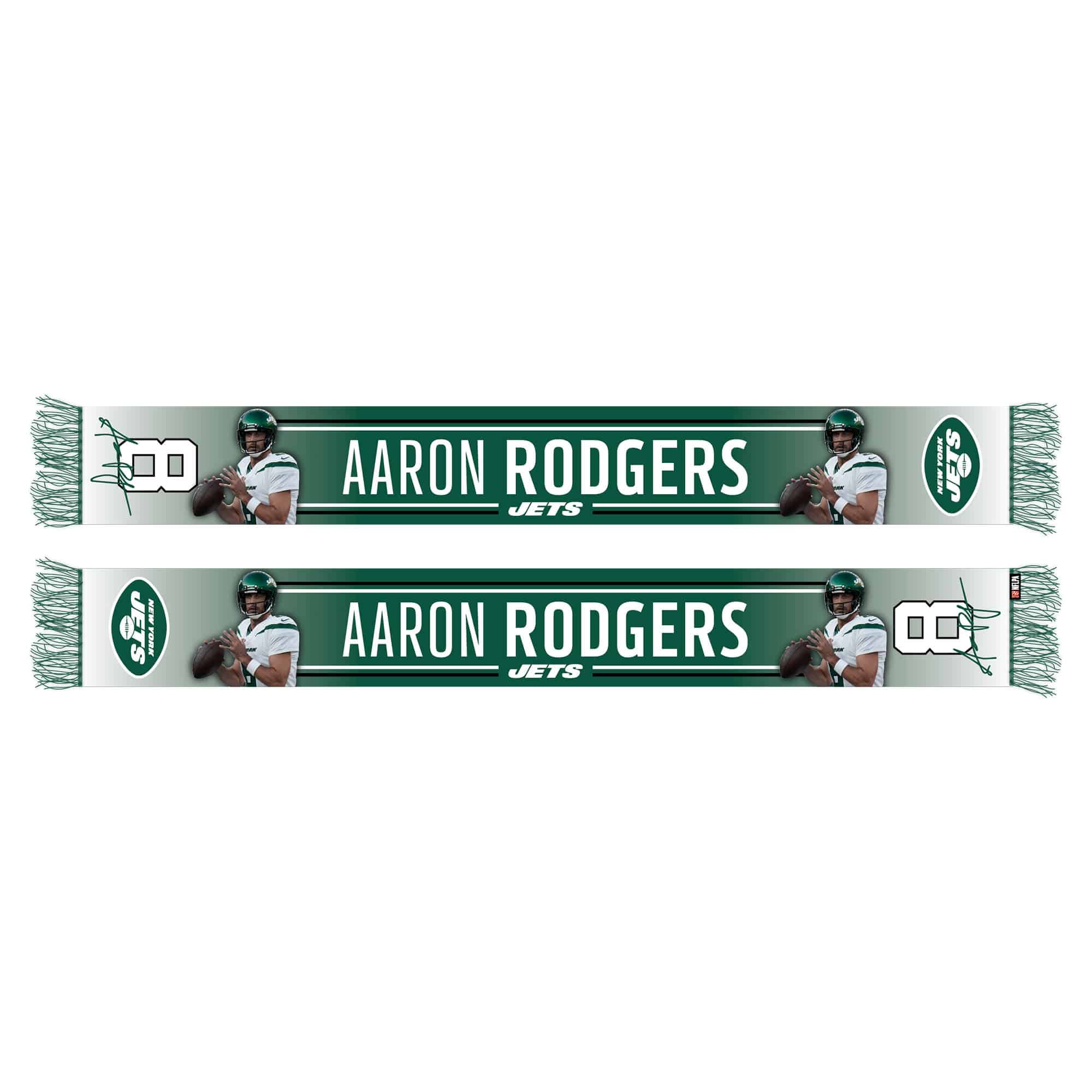 Aaron Rodgers New York Jets HD NFL Scarf