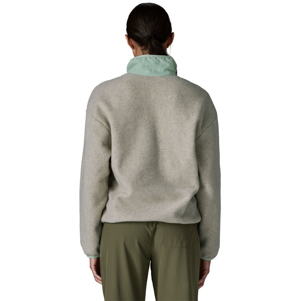 Patagonia Synchilla Jacket Women - Oatmeal Heather w/Thin Ice