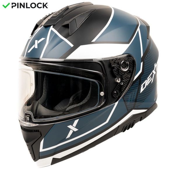 Casque intégral Dexter ELEVEN NAPIO - Noir / BleuRef : DX0625