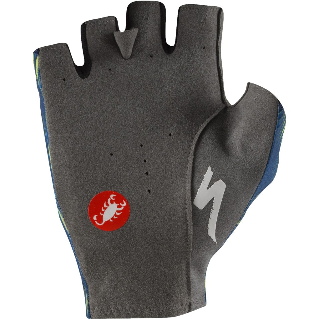 Castelli Competizione Gloves Team Soudal Quick-Step - blue/electric lime 051