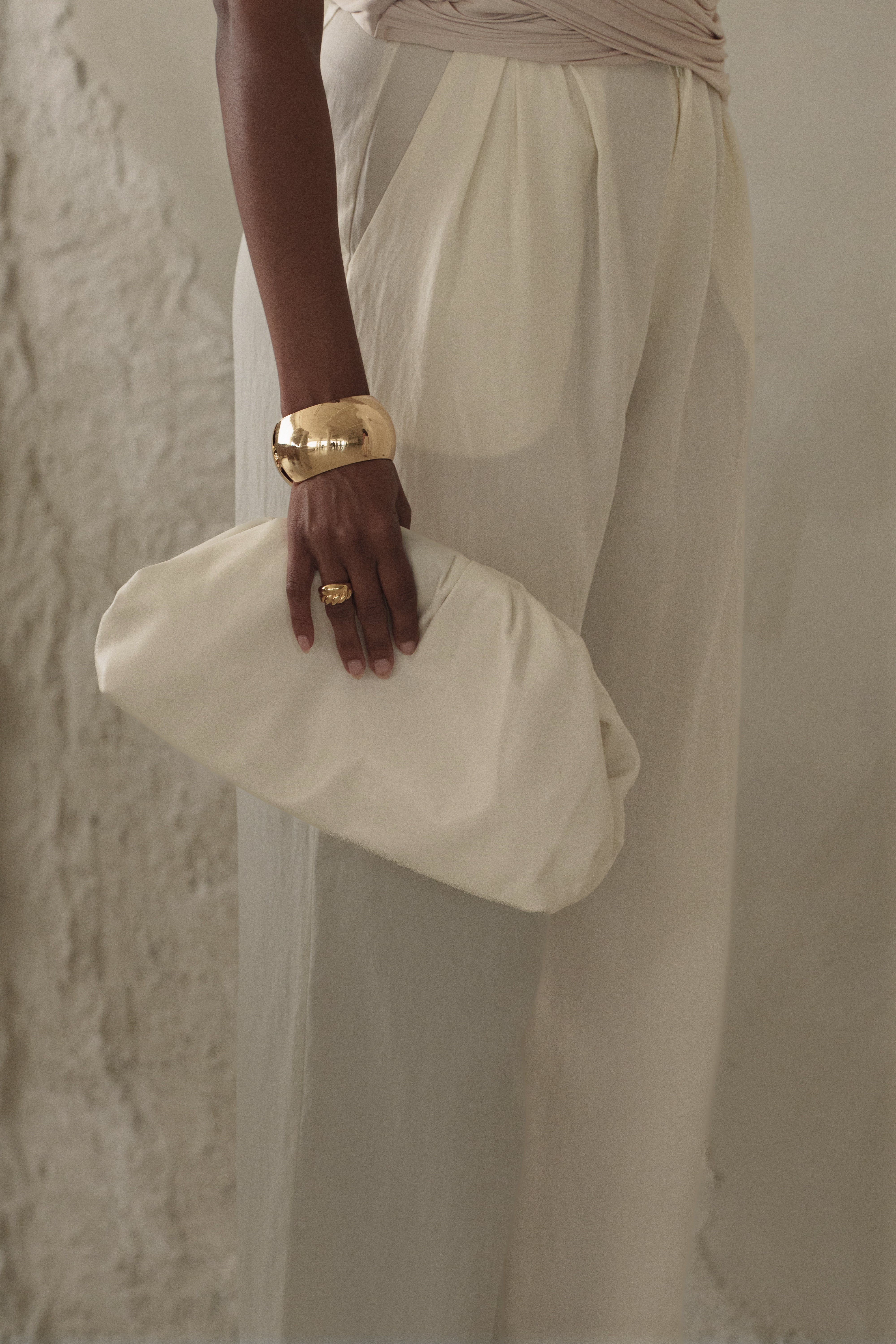 White Signature Cloud Bag