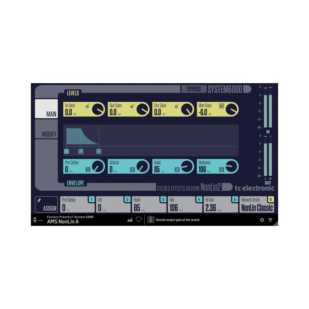 tc electronic Nonlin2 Twisted Effects Reverb – Thomann Ireland