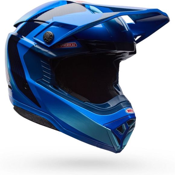 Bell MOTO-10 SPHERICAL ET3 CORTEZ 2026 cross helmet - BlueRef: EL0865
