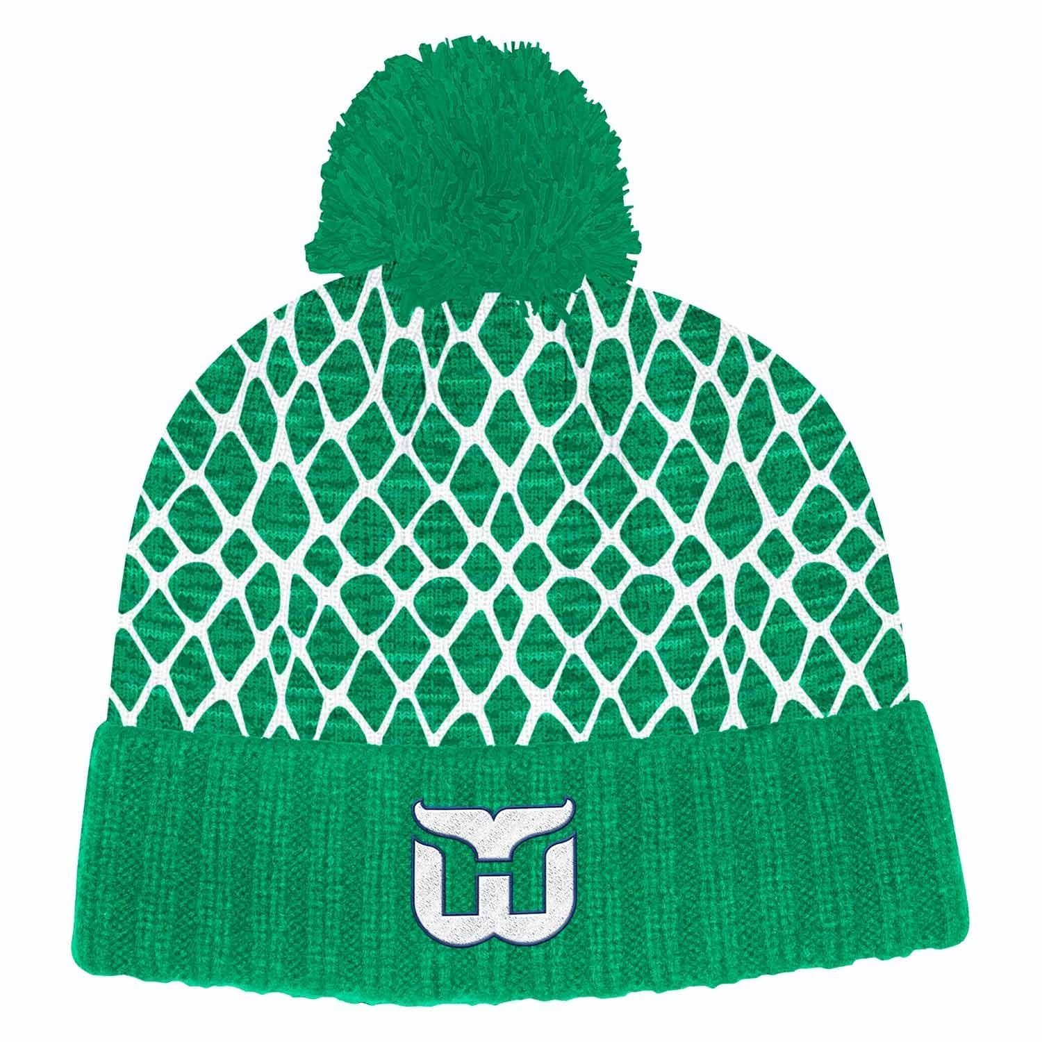 Hartford Whalers 2019/20 Goal Net NHL Knit Hat /w Pom