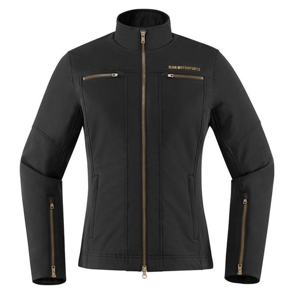 Icon HELLA WOMENS Motorcycle Jacket - BlackRef : IC0763