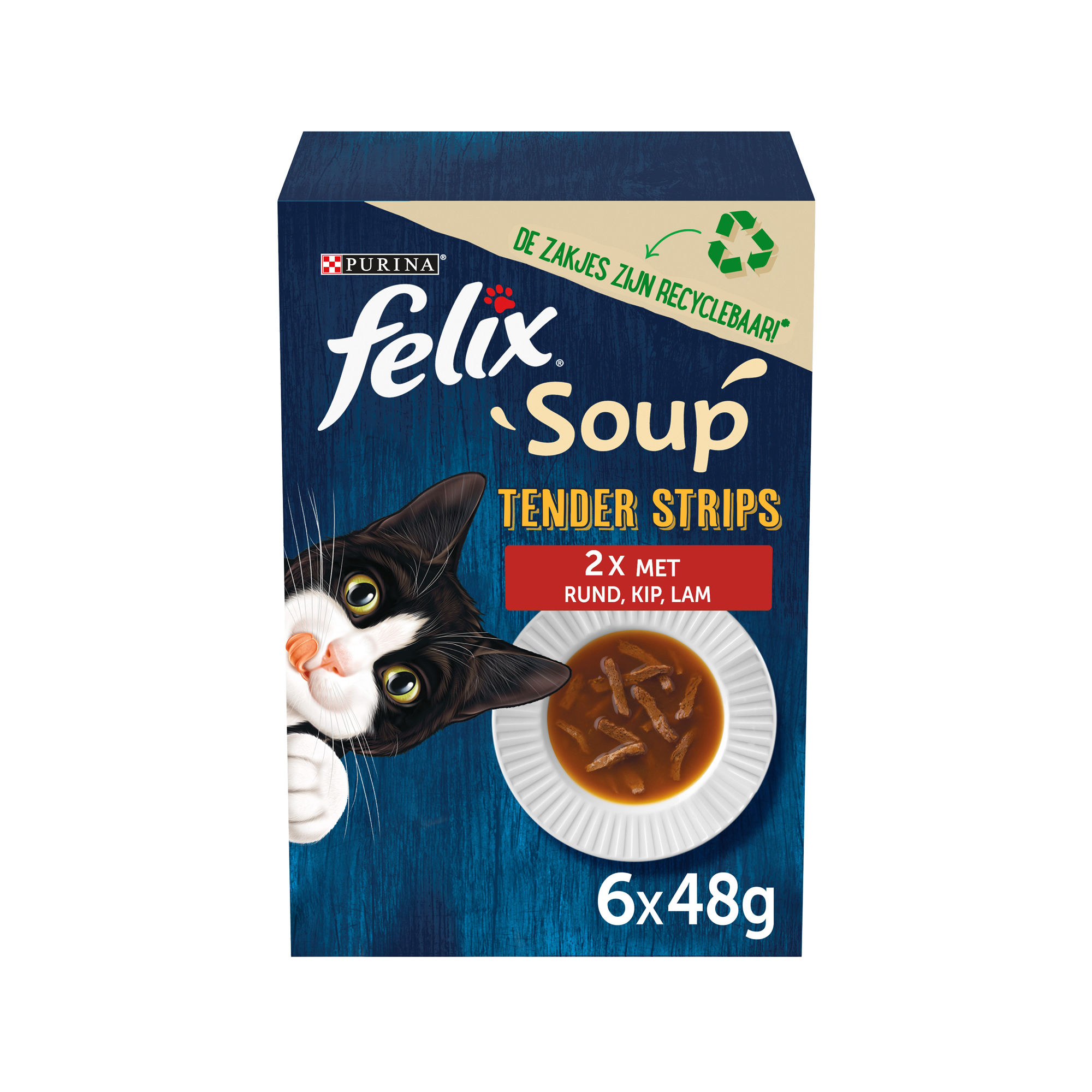 Felix Soup Fish Selection - 12 x 48 grams