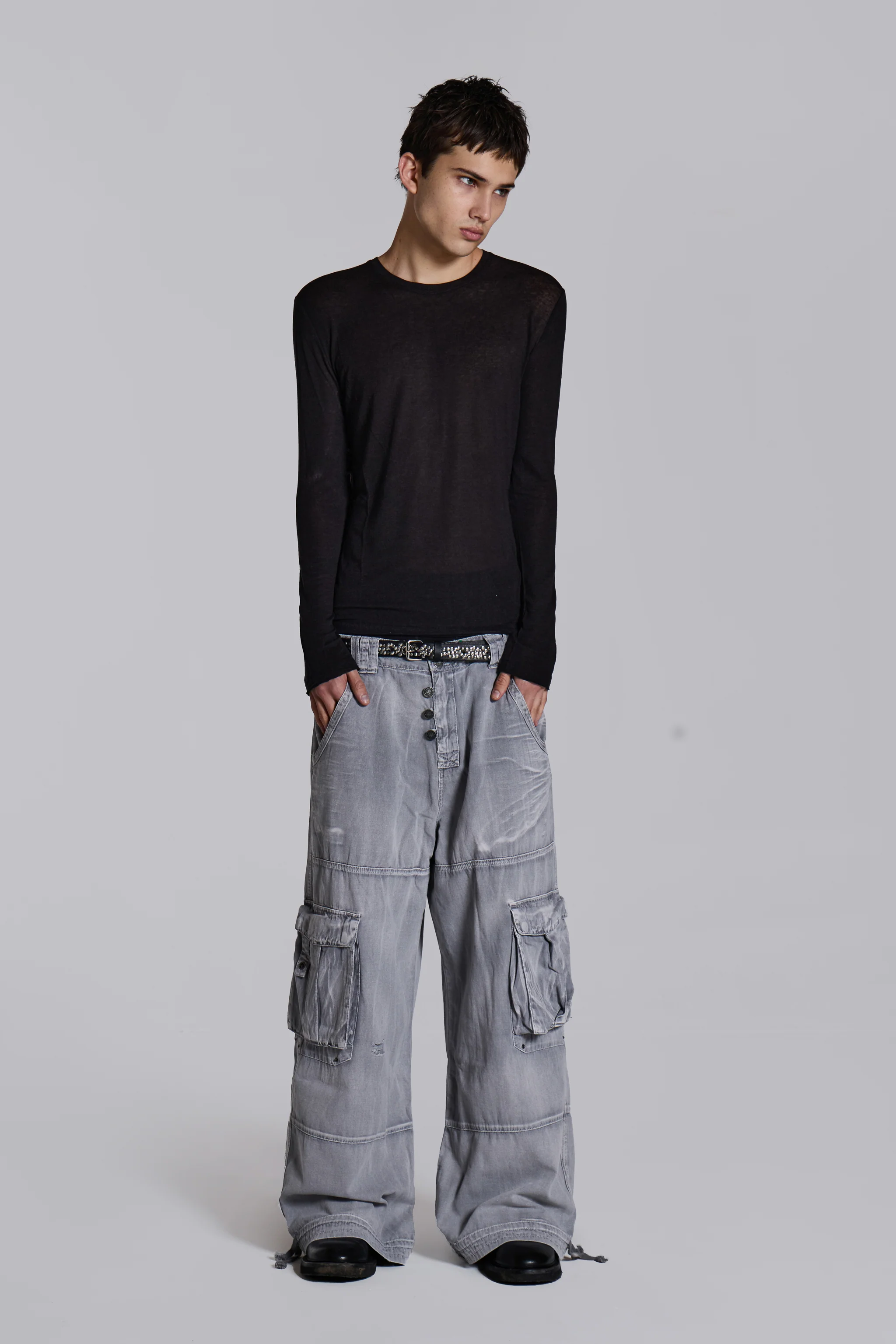 Black Mist Long Sleeve Top