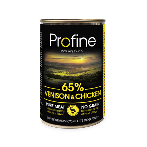 Profine Pure Meat – Dog Food – Venison - 6 x 400g
