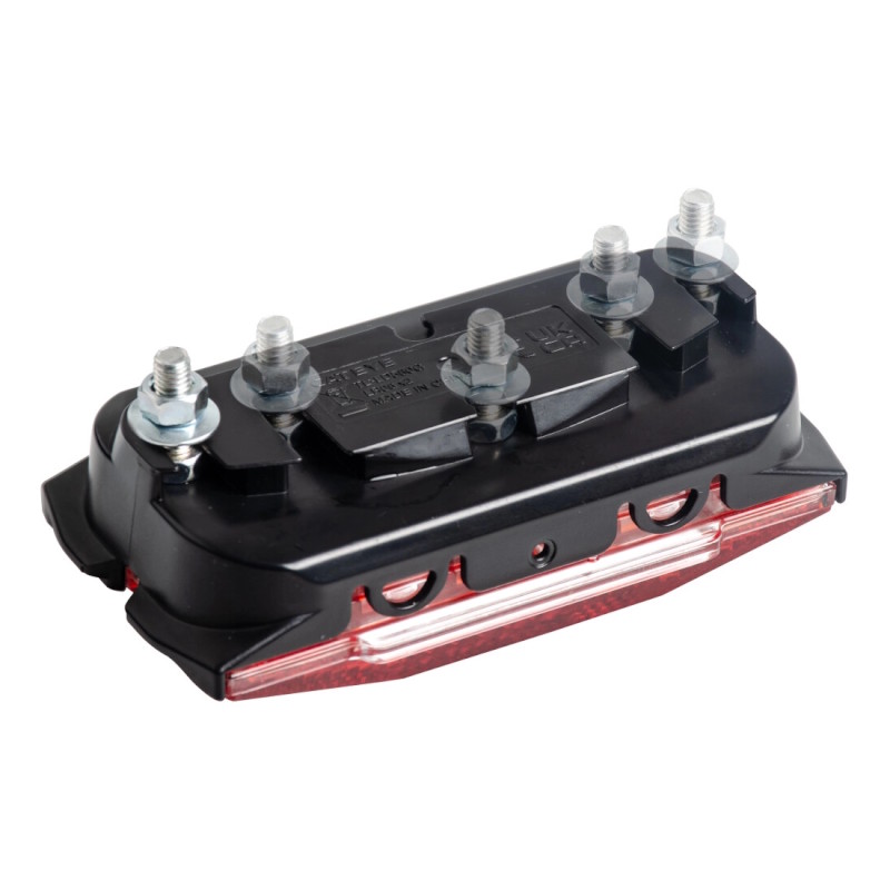 Cat Eye Reflex Rack Rear Light - black/red
