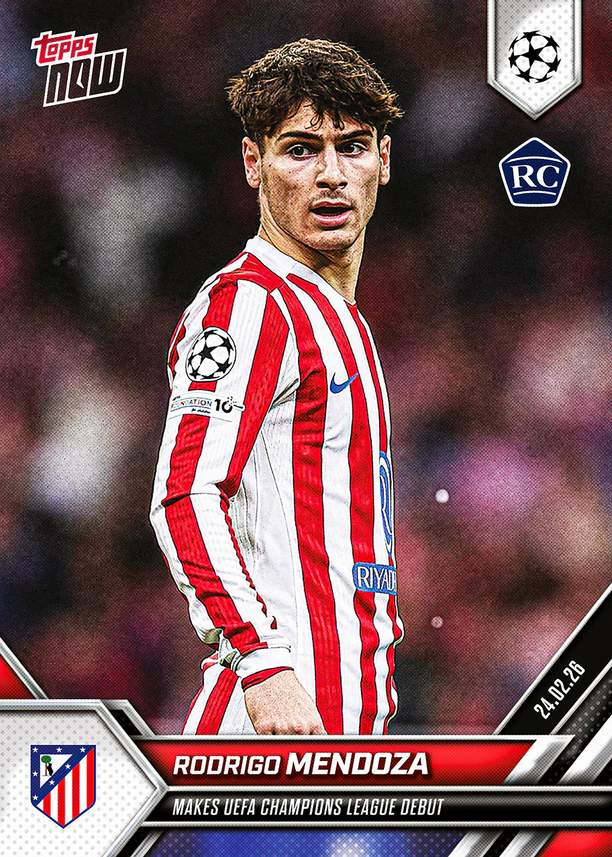 Rodrigo Mendoza - 2025-26 UCL Topps NOW® - Card 95 - PR: 280