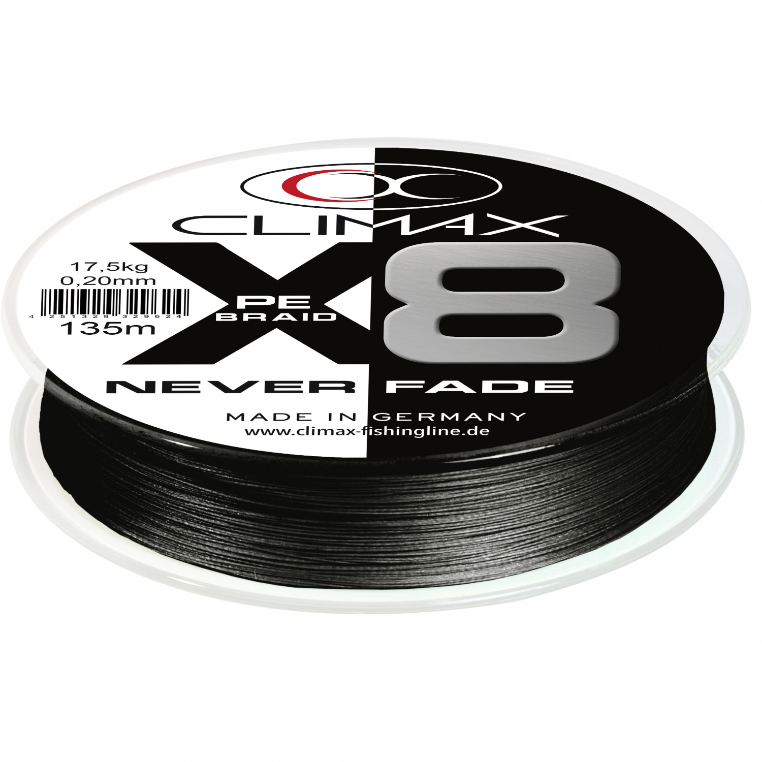 Climax PE X8 Neverfade (black)