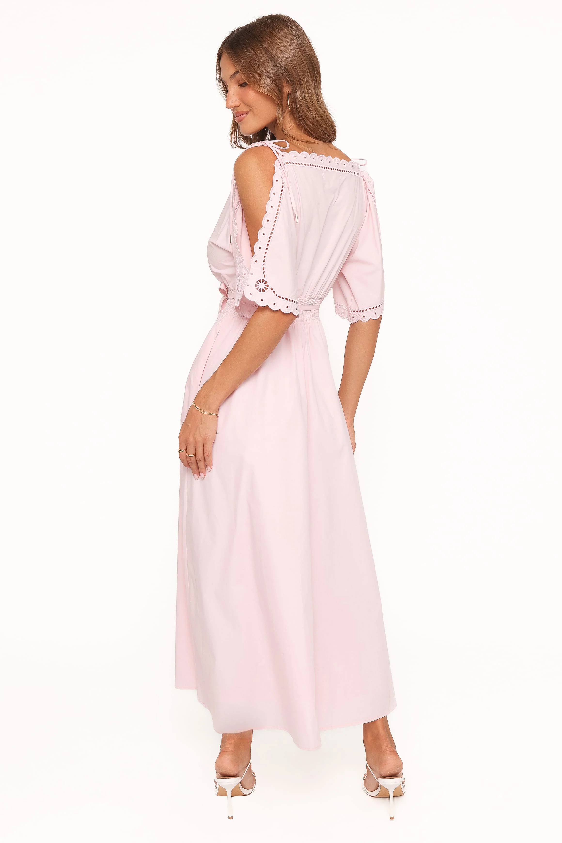 Nellie Midi Dress - Petal Pink
