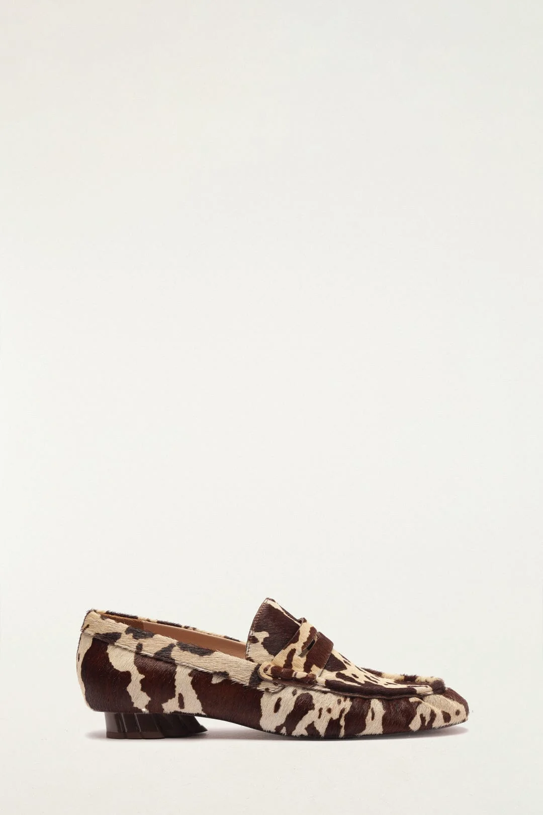Animal Print Heeled Loafer