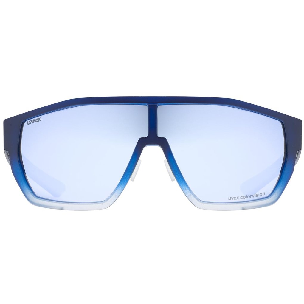 Uvex mtn style CV Glasses - blue matt fade/colorvision mirror blue
