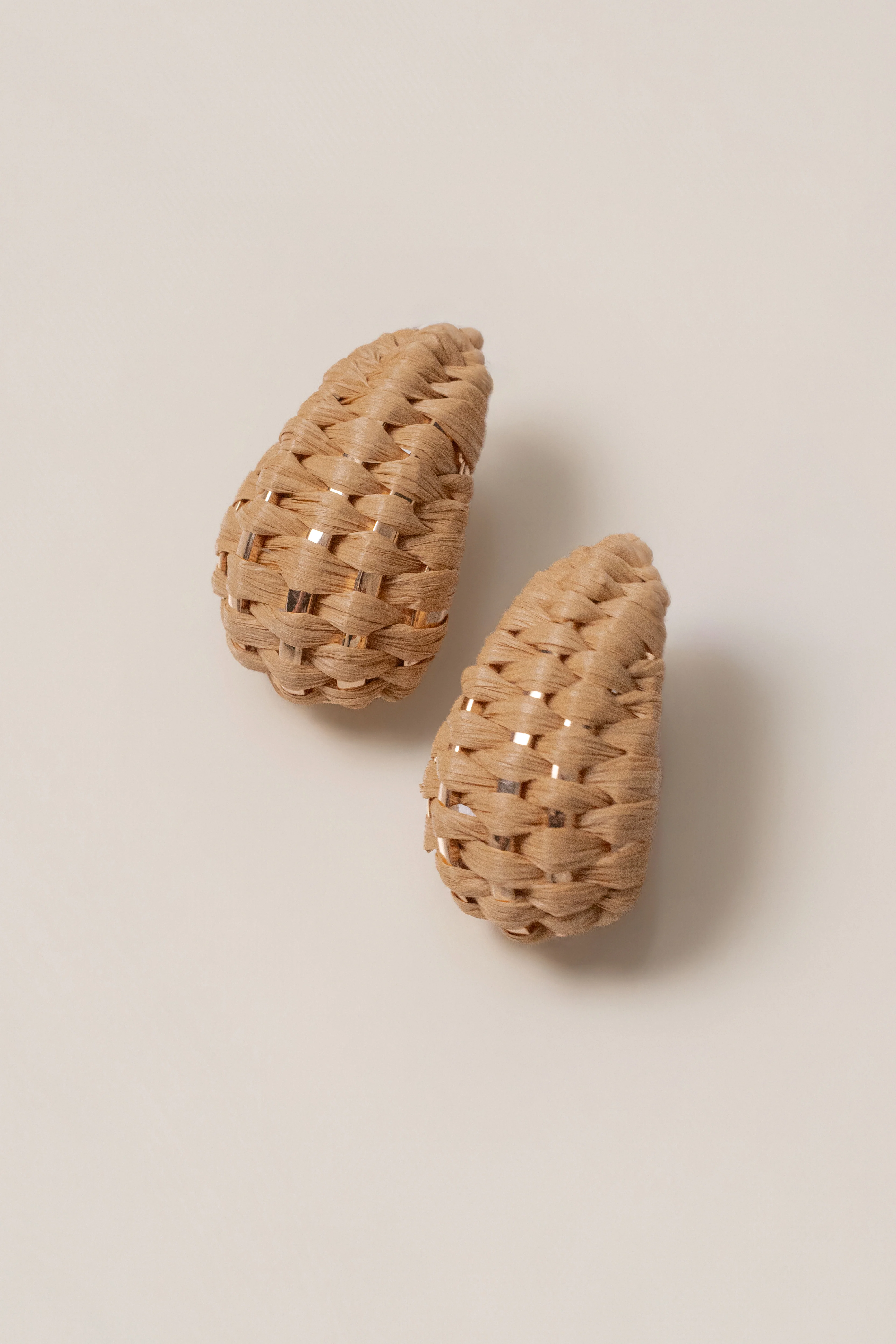Natural Tulum Texture Earrings