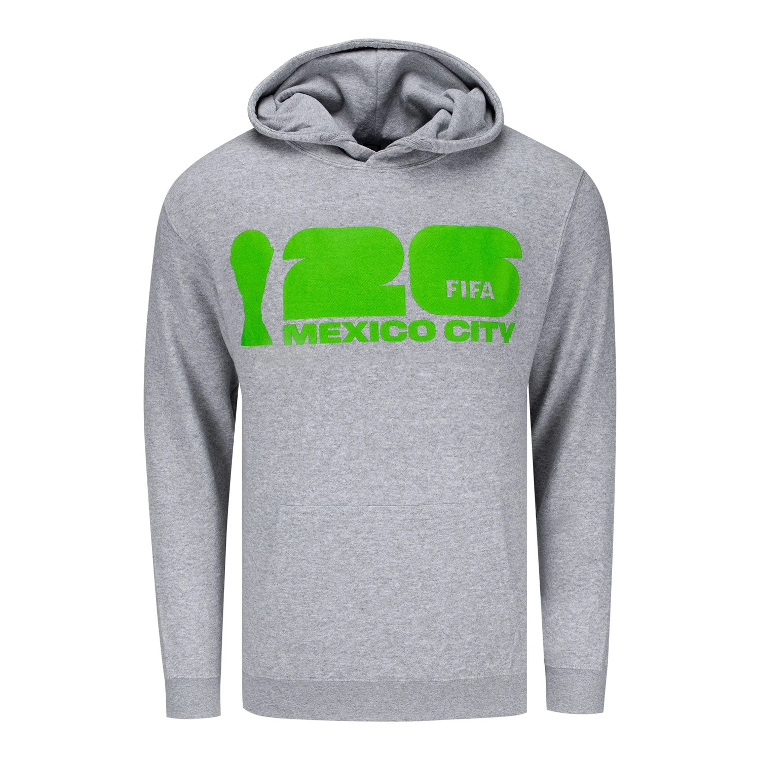 2026 Soccer Fan Collection Mexico City Grey Hoodie - Unisex