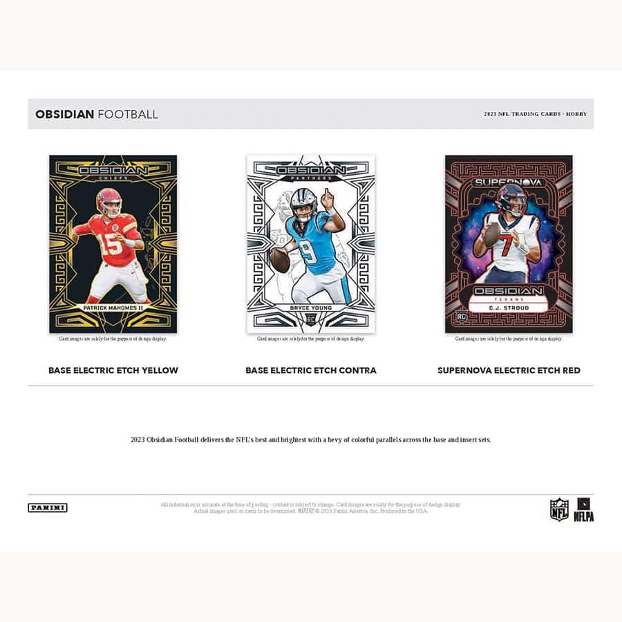 2023 Panini Obsidian Football NFL Hobby Box