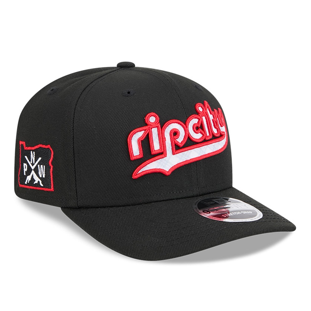 Portland Trail Blazers 2024 NBA City Edition New Era Stretch-Snap 9SEVENTY Cap