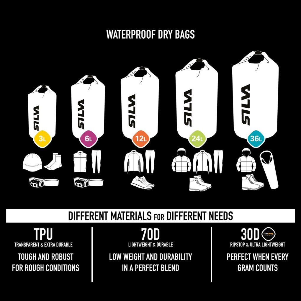Silva Dry Bag 70D - 3 liter