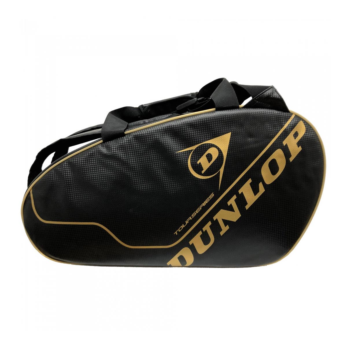 BLACK AND GOLD DUNLOP TOUR INTRO PADEL BAG
