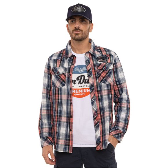 Von Dutch Marlon Shirt - Blue / RedRef: VDH0493