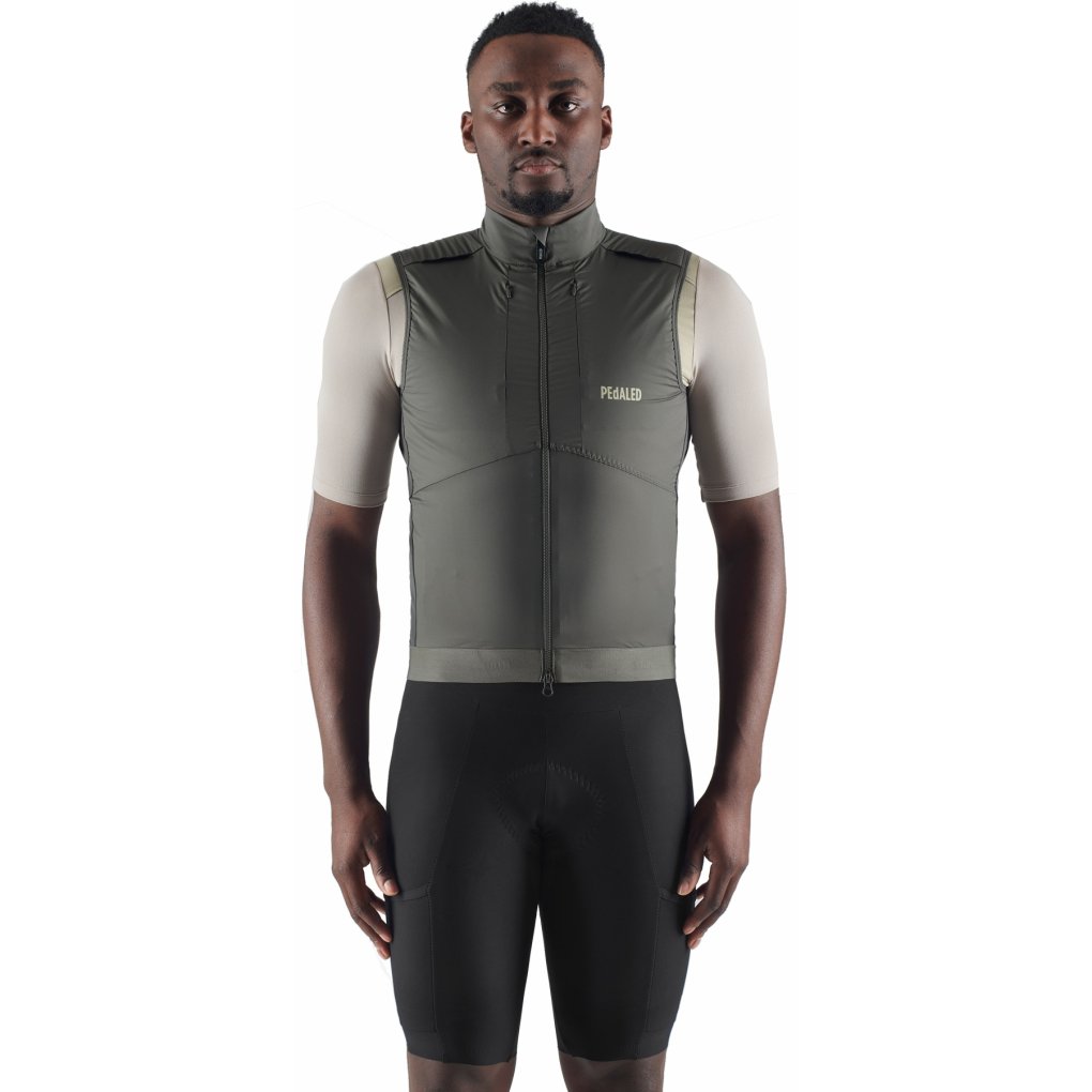 PEdALED Odyssey Alpha® Insulated Vest Men - Dark Grey