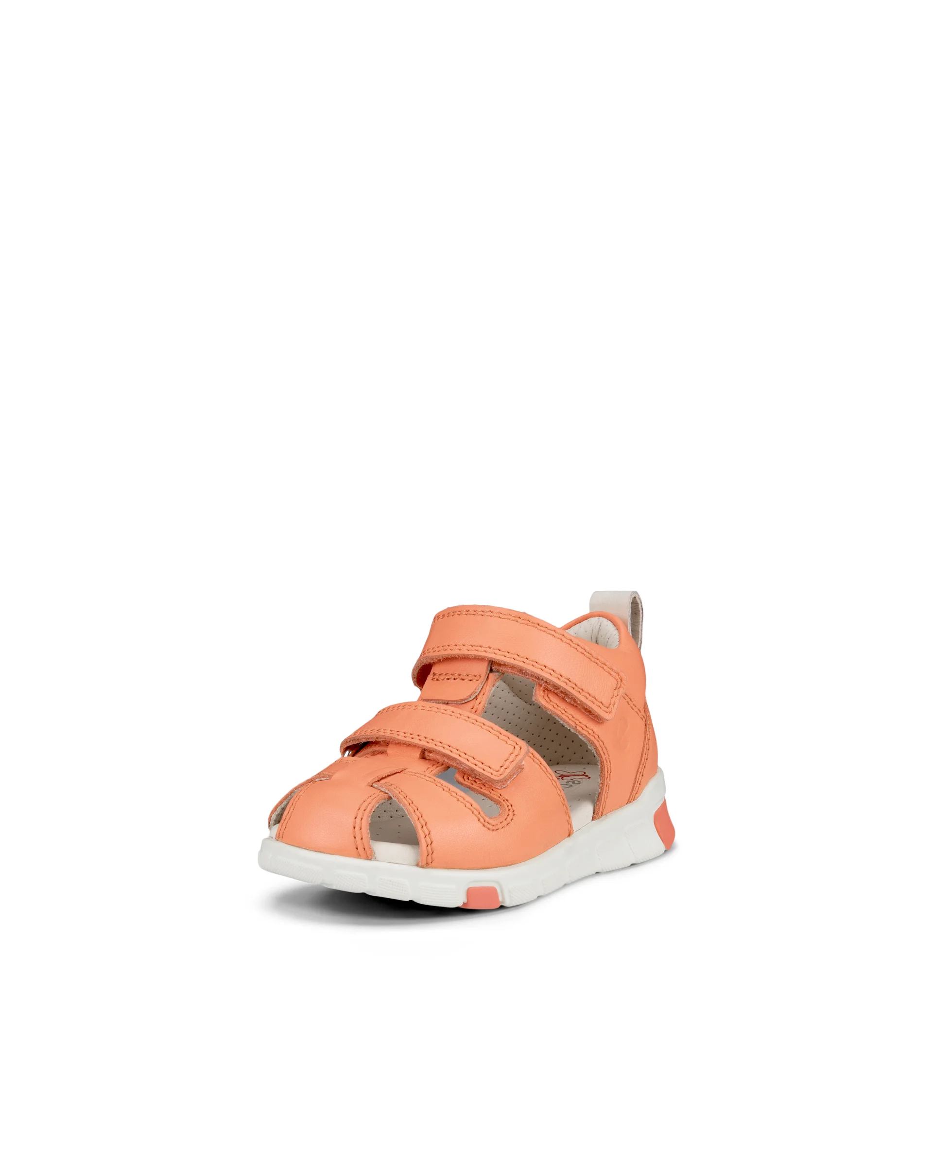 ECCO MINI STRIDE SANDAL Kinder Fischersandale aus Leder Orange