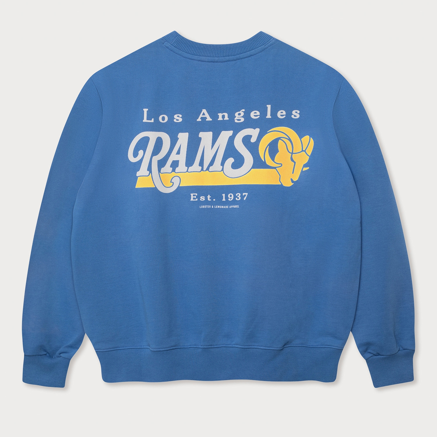 Los Angeles Rams L&L '96 Classics NFL Crew Sweater Blue