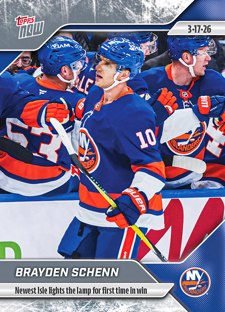 Brayden Schenn - 2025-26 NHL Topps NOW® - Sticker # 123 Pack - PR:85
