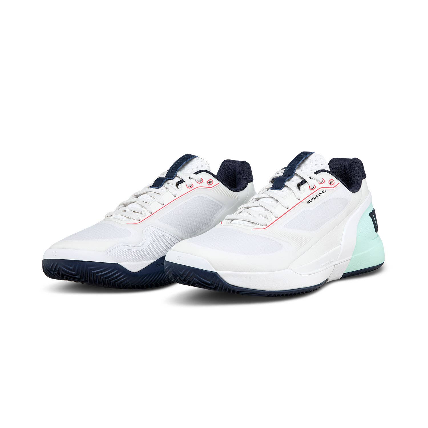 WILSON RUSH PRO 5 CLAY WHITE/TURQUOISE WRS338540