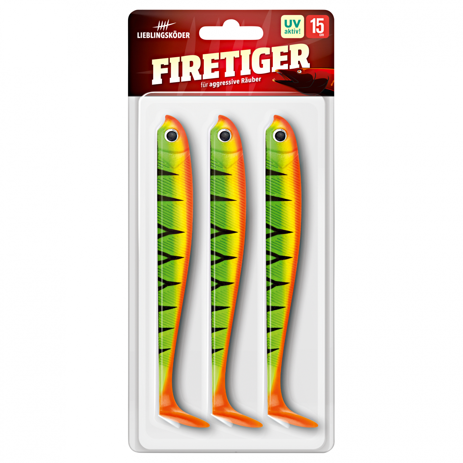 Lieblingsköder Shad Pike Bait (Firetiger)