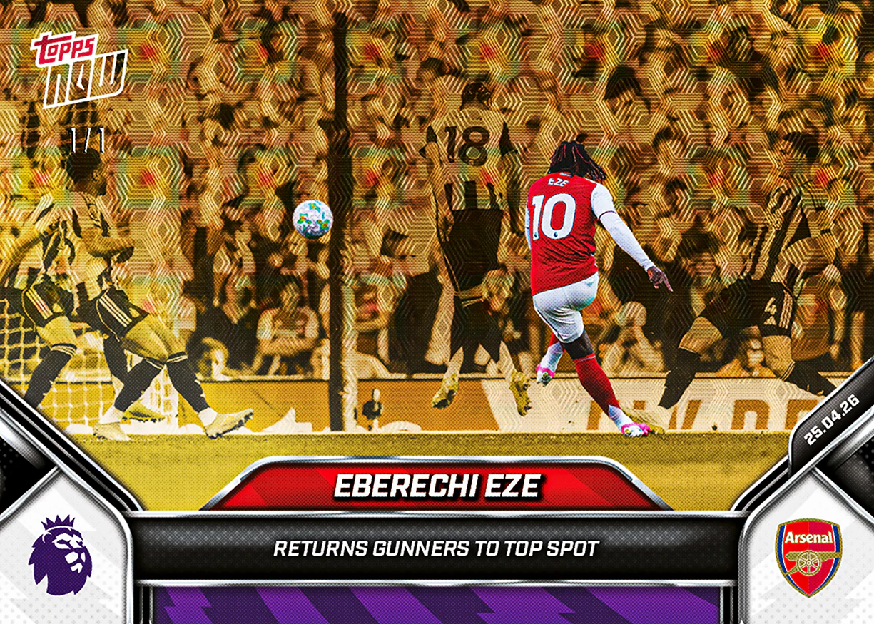 Eberechi Eze - 2025-26 Premier League Topps NOW® - Card 183