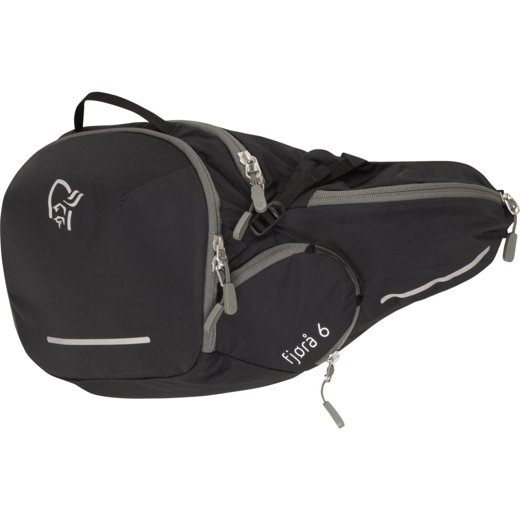 Norrona fjørå econyl195 6L hip Pack - Caviar